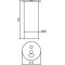 D�ksel til stolper | varmgalvaniseret | til � 60 mm stolper | med fjederbelastet l�semekanisme | passer til jordbeslag varenr. 460.40 til �bning med multifunktionsn�gle varenr. 470.40